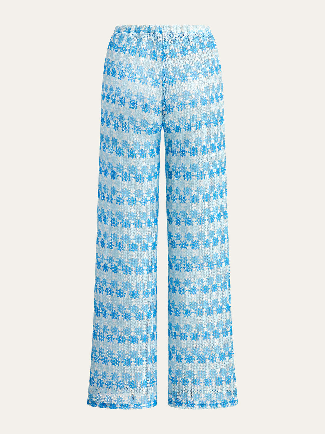 Ensemble Pantalon Dos Nu en Crochet à Nouer