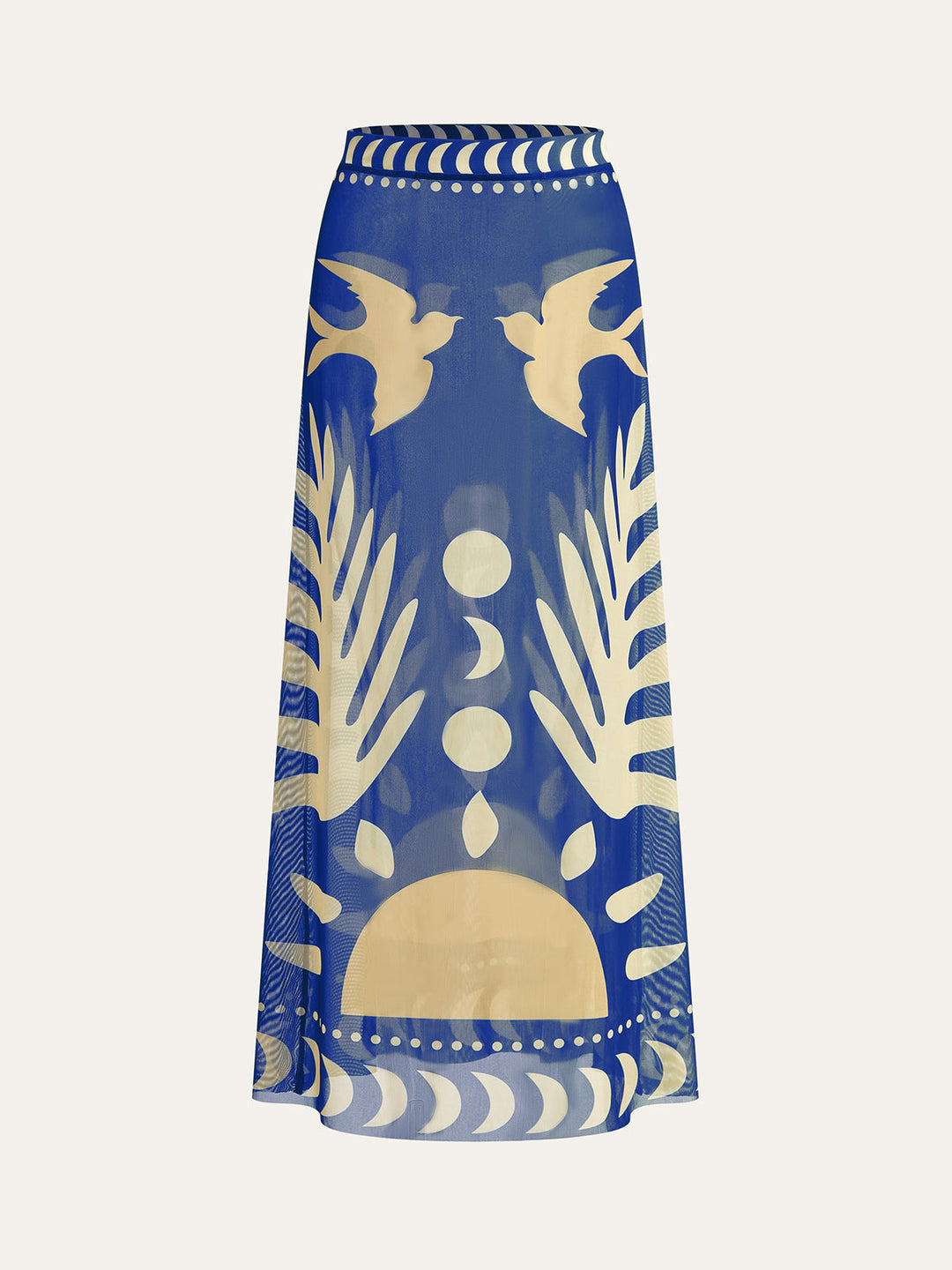 Jupe Maxi Voile Imprimée