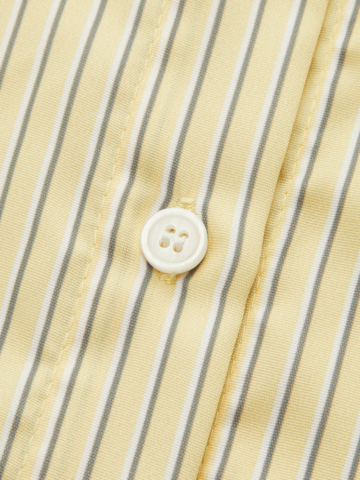 Chemise à rayures avec poches