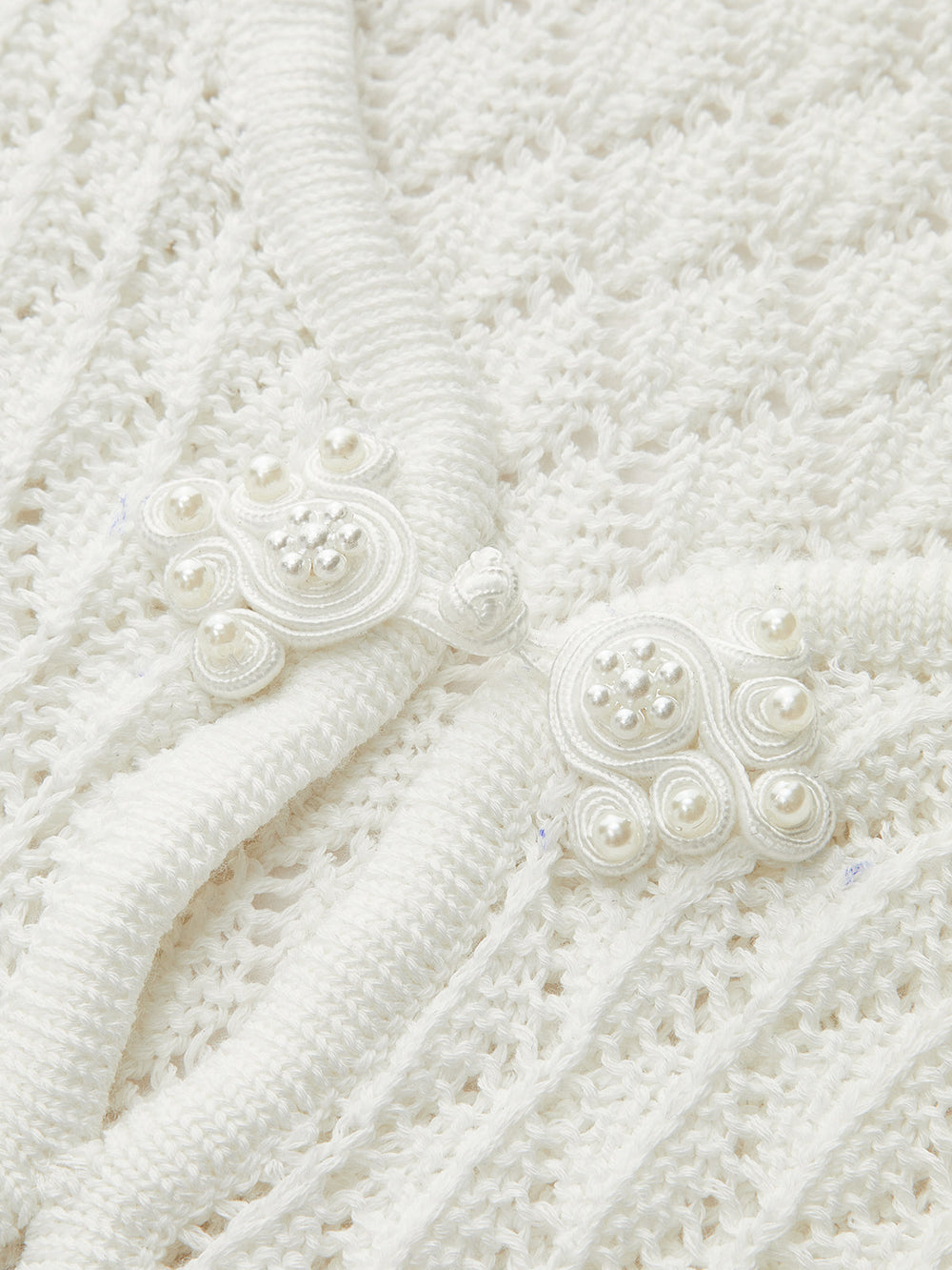 Robe Pull Maille Transparente avec Détail Découpé