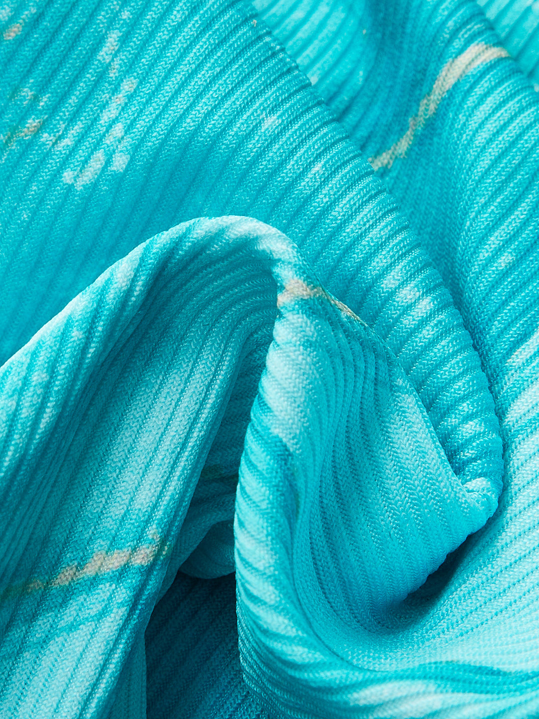 Ensemble bikini imprimé marbre avec jupe de couverture