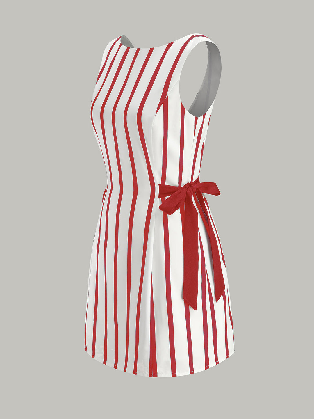 Robe à volants dos nu zippé des deux côtés