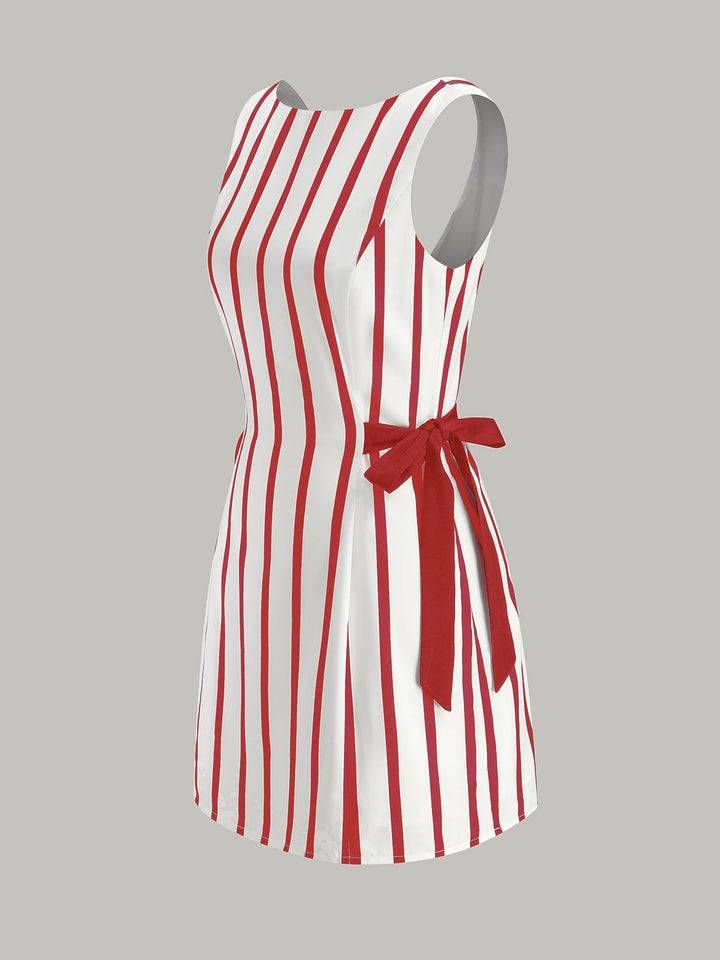 Robe à volants dos nu zippé des deux côtés
