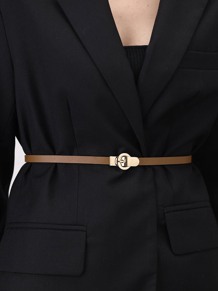 Ceinture Fausse Boucle Amincissante