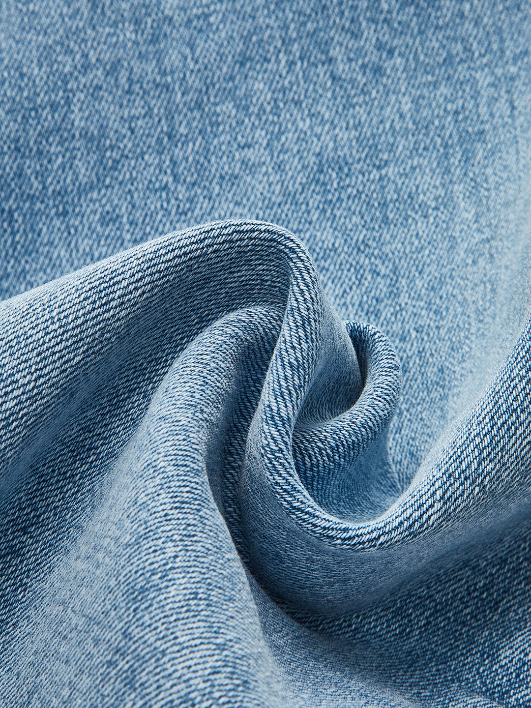 Jeans Évasées Boutonnées Taille Mi-Haute