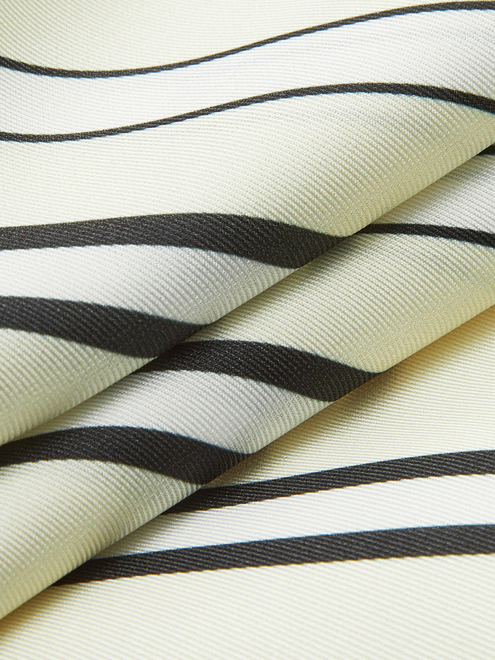 Pantalon Mi-Taille Rayé