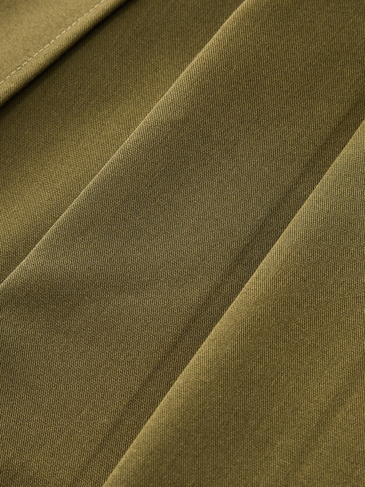 Jupe portefeuille plissée à poches