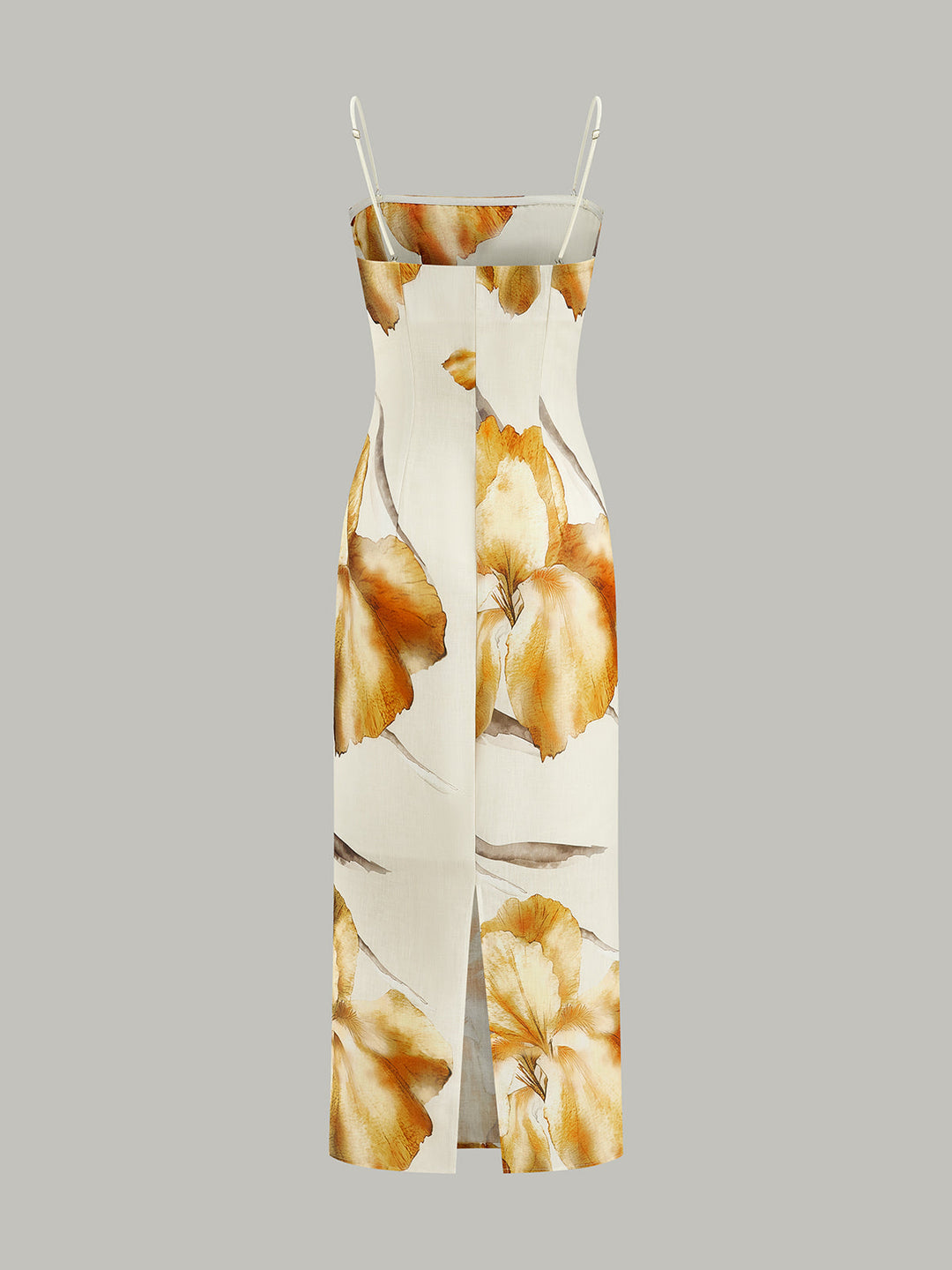 Robe Mi-longue à Imprimé Floral