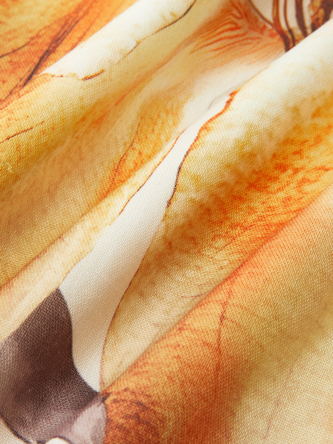 Robe Mi-longue à Imprimé Floral