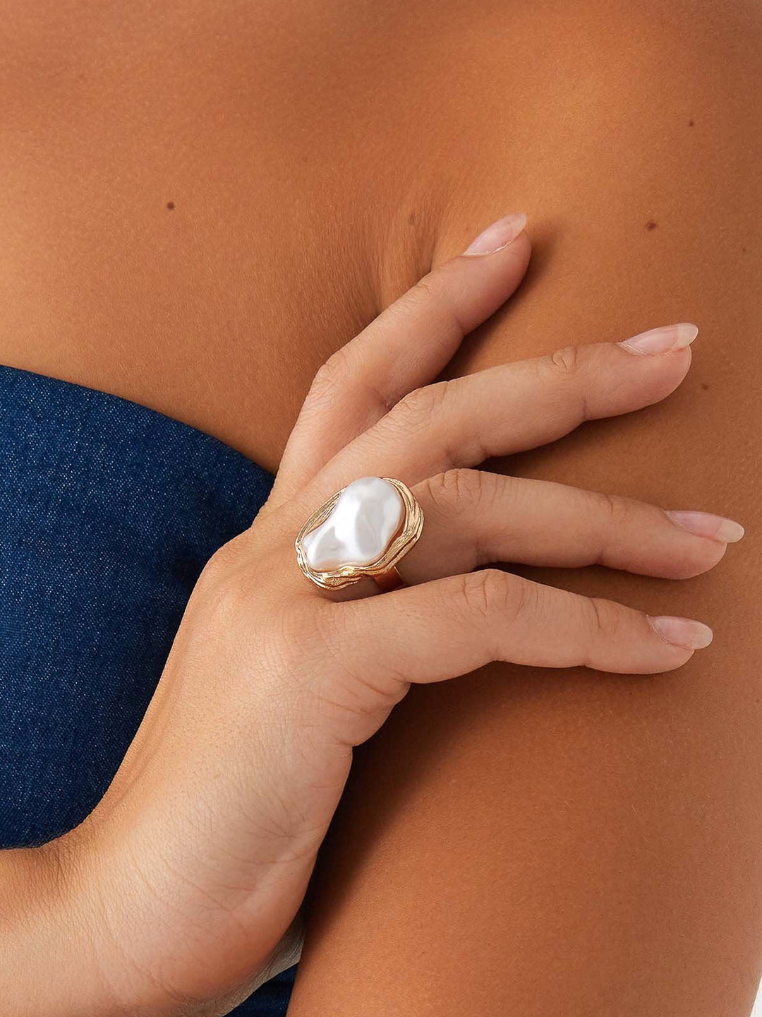 Bague en nacre