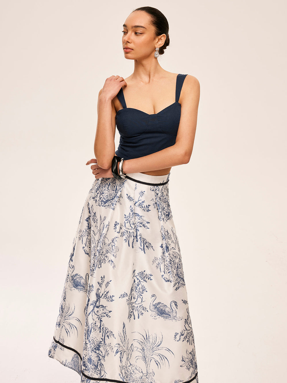 Ensemble Jupe Imprimée Coton & Lin