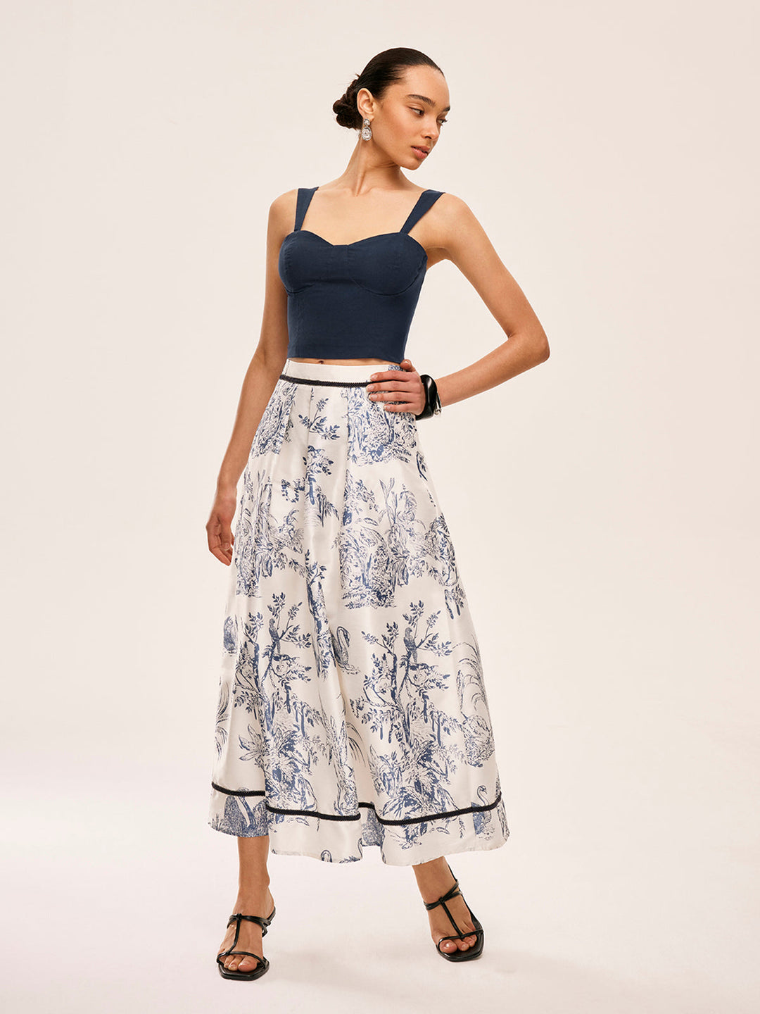Ensemble Jupe Imprimée Coton & Lin