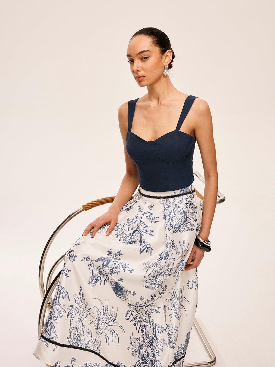 Ensemble Jupe Imprimée Coton & Lin