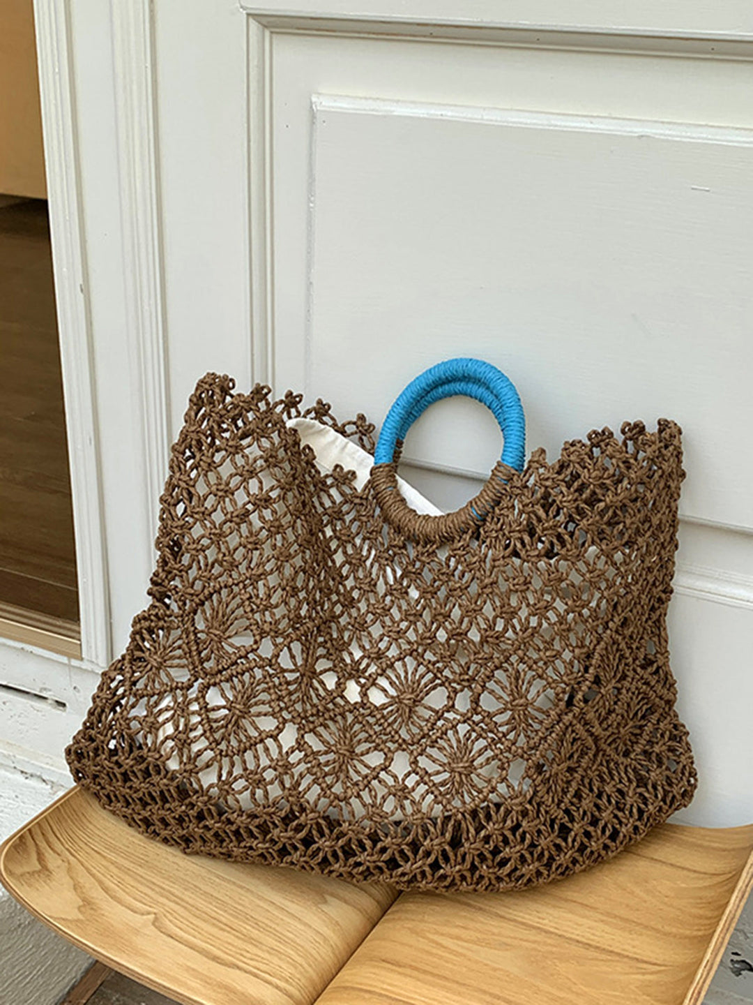 Sac fourre-tout au crochet avec doublure intérieure