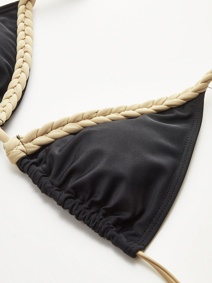 Ensemble Bikini à Bretelles Tressées