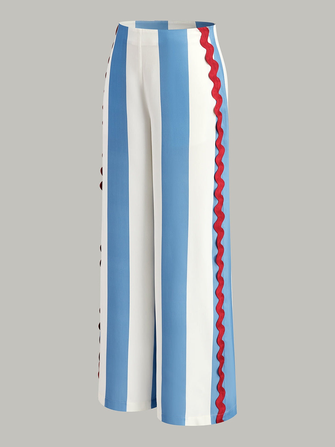 Pantalon rayé à poches