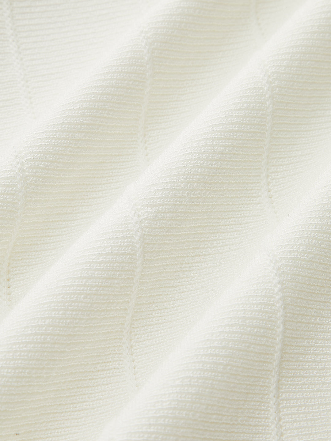 Robe Longue Évasée en Maille Semi-Transparente Sans Ceinture