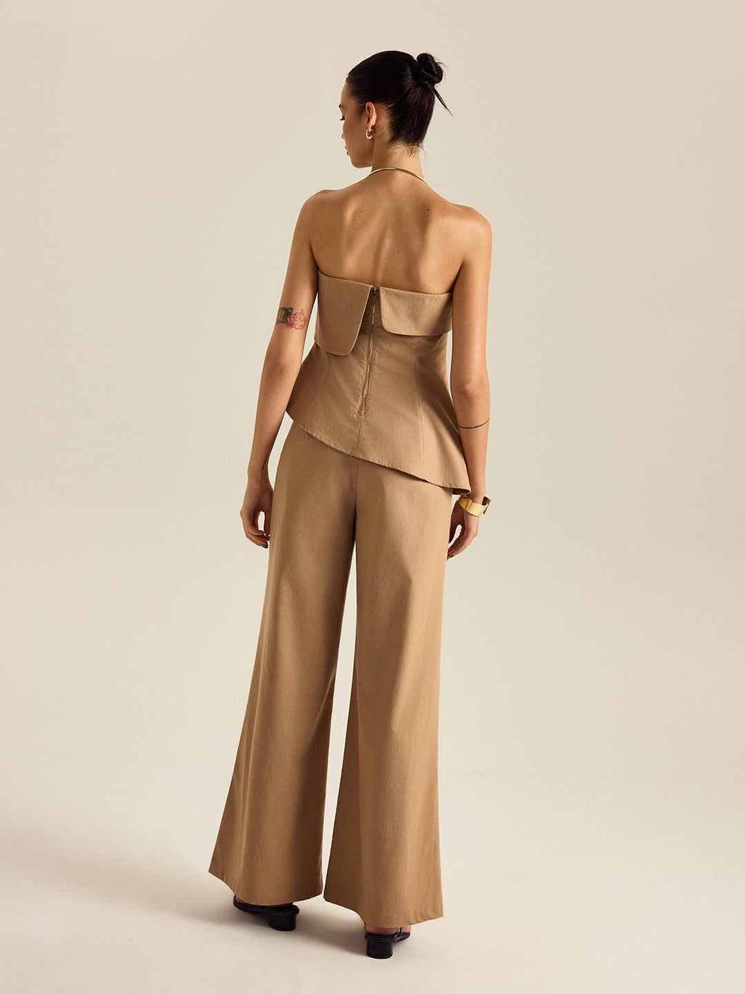 Ensemble Pantalon Dos Nu Asymétrique