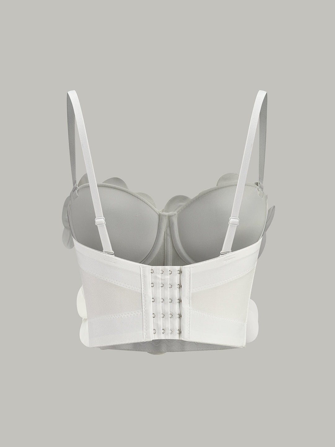 Corset à ornements floraux 3D