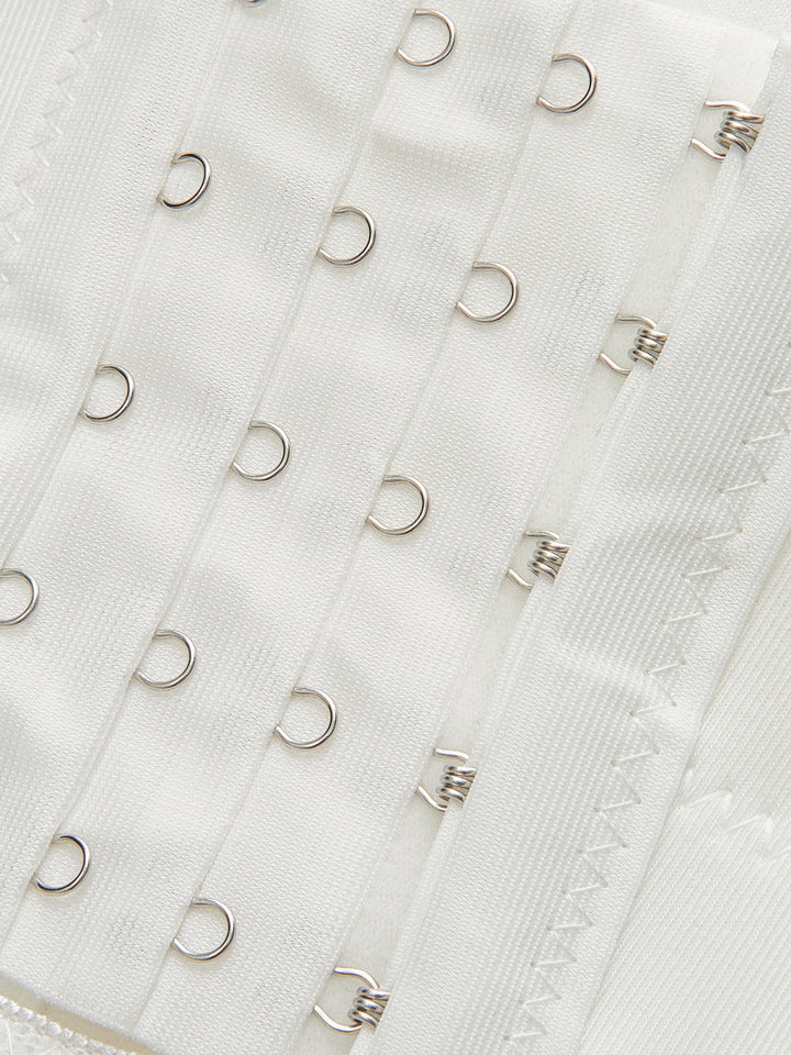 Corset à ornements floraux 3D
