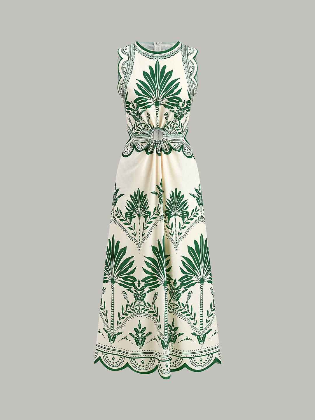 Robe à découpes florale bohème
