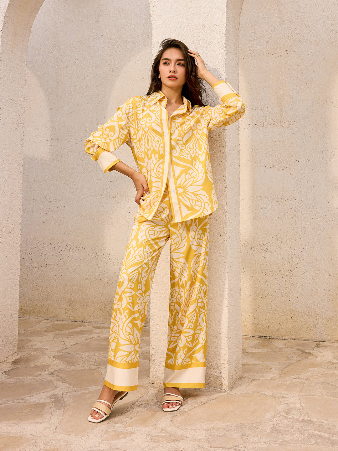 Chemise Oversize à Motifs