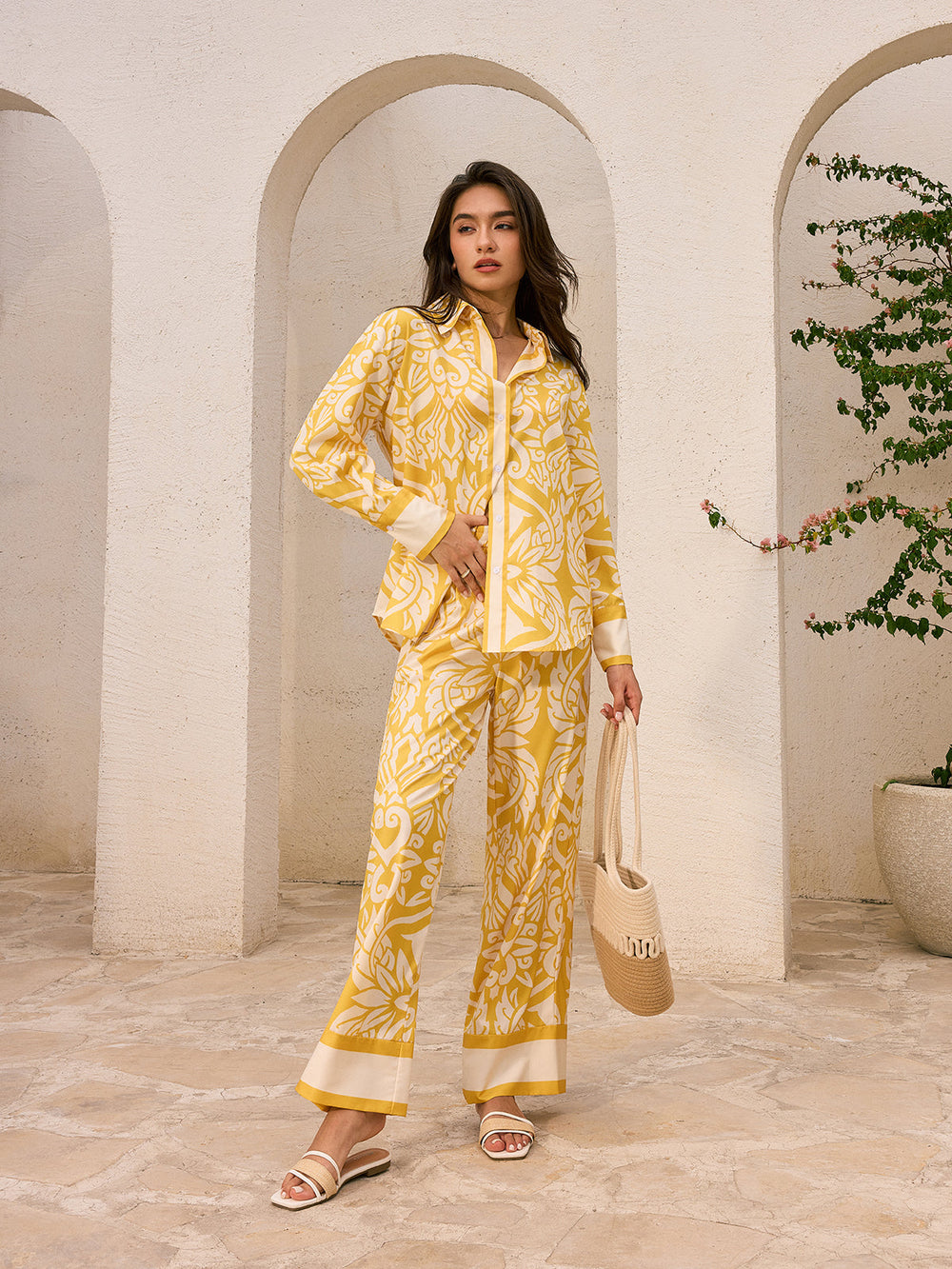 Chemise Oversize à Motifs