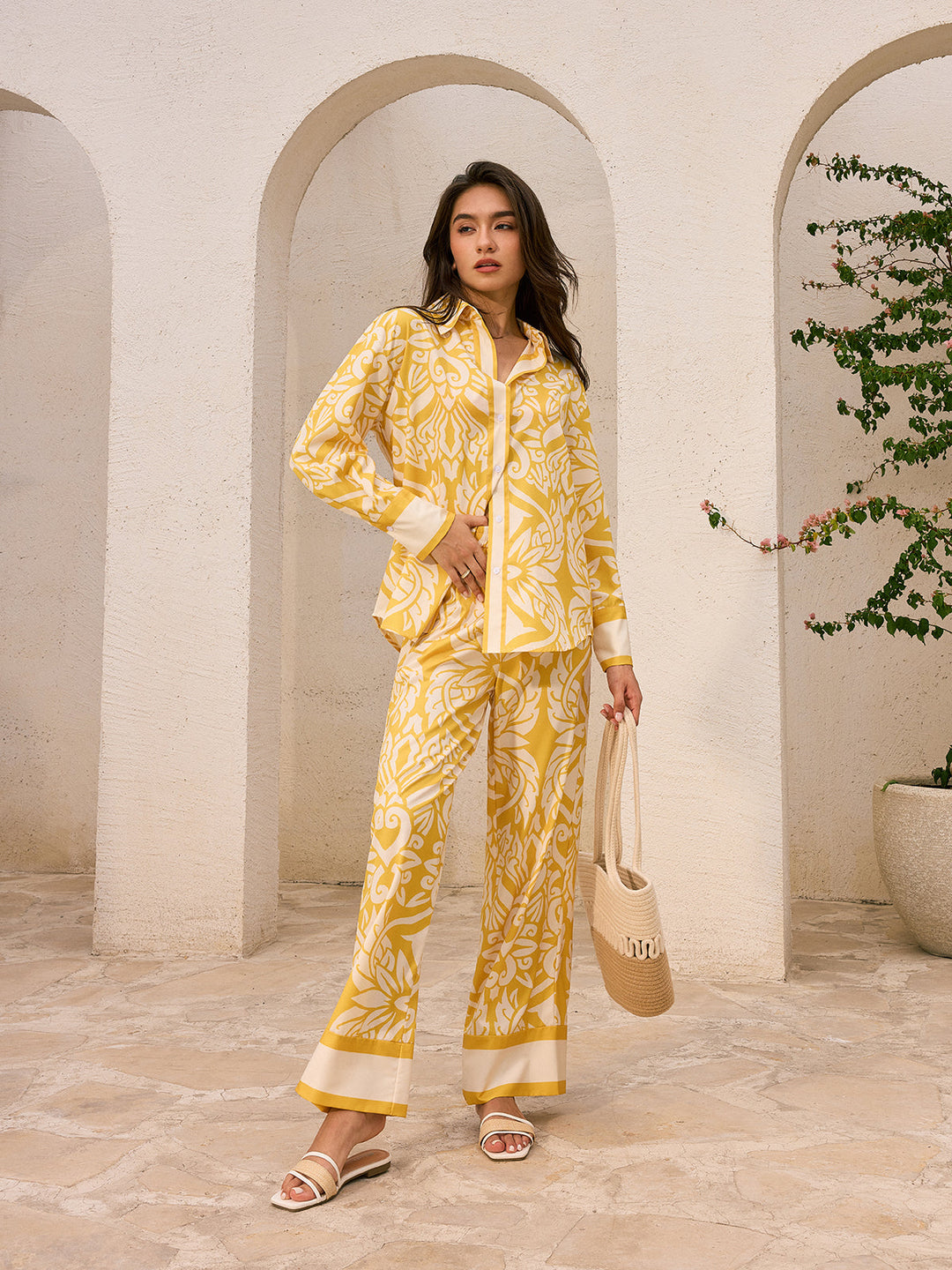 Chemise Oversize à Motifs
