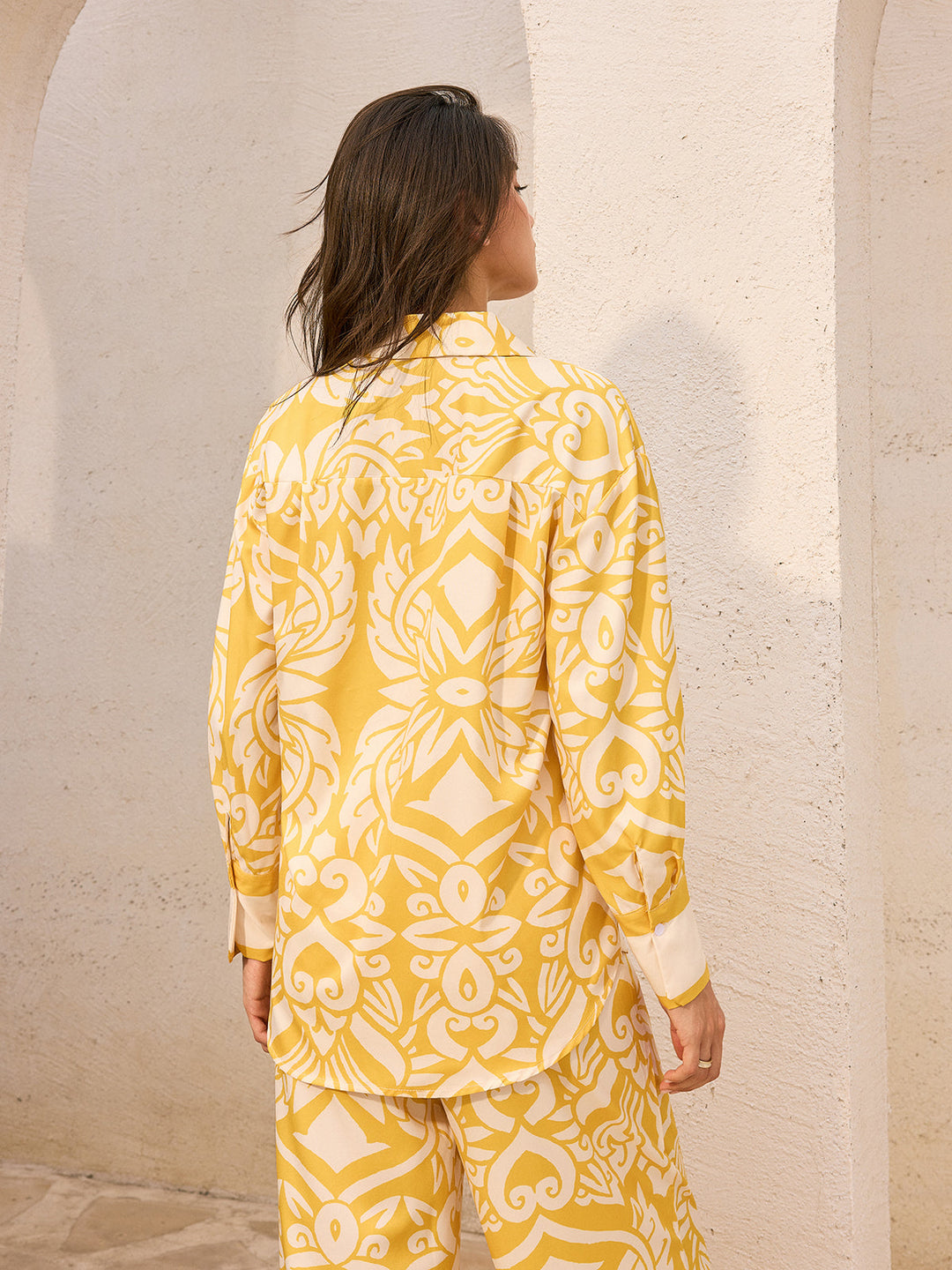 Chemise Oversize à Motifs