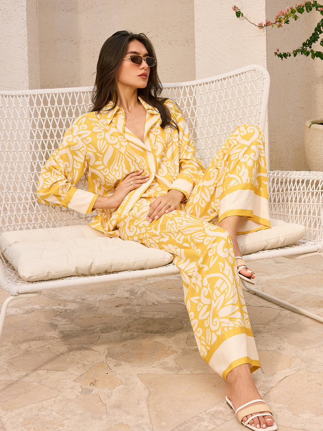 Chemise Oversize à Motifs