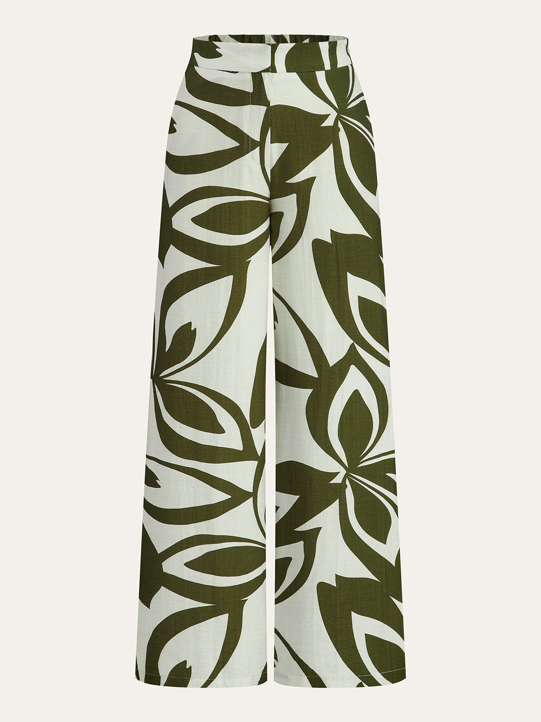 Pantalons Amples Imprimé Floral