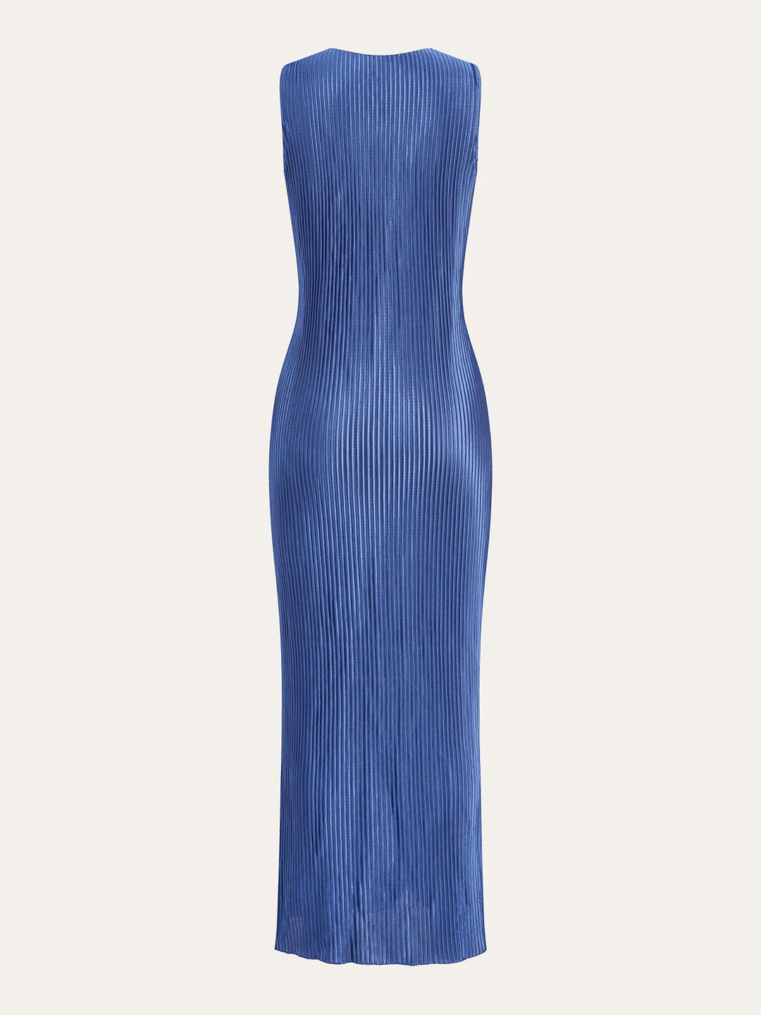 Robe Mi-longue à Volants et Décolleté Croisé