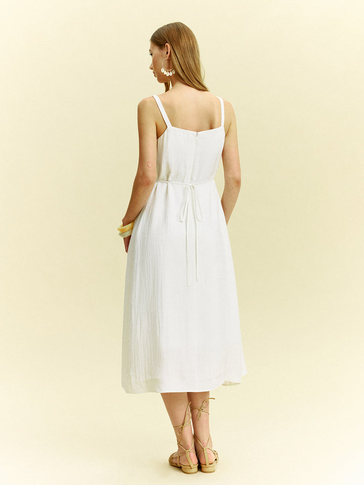 Robe Mi-longue Plissée