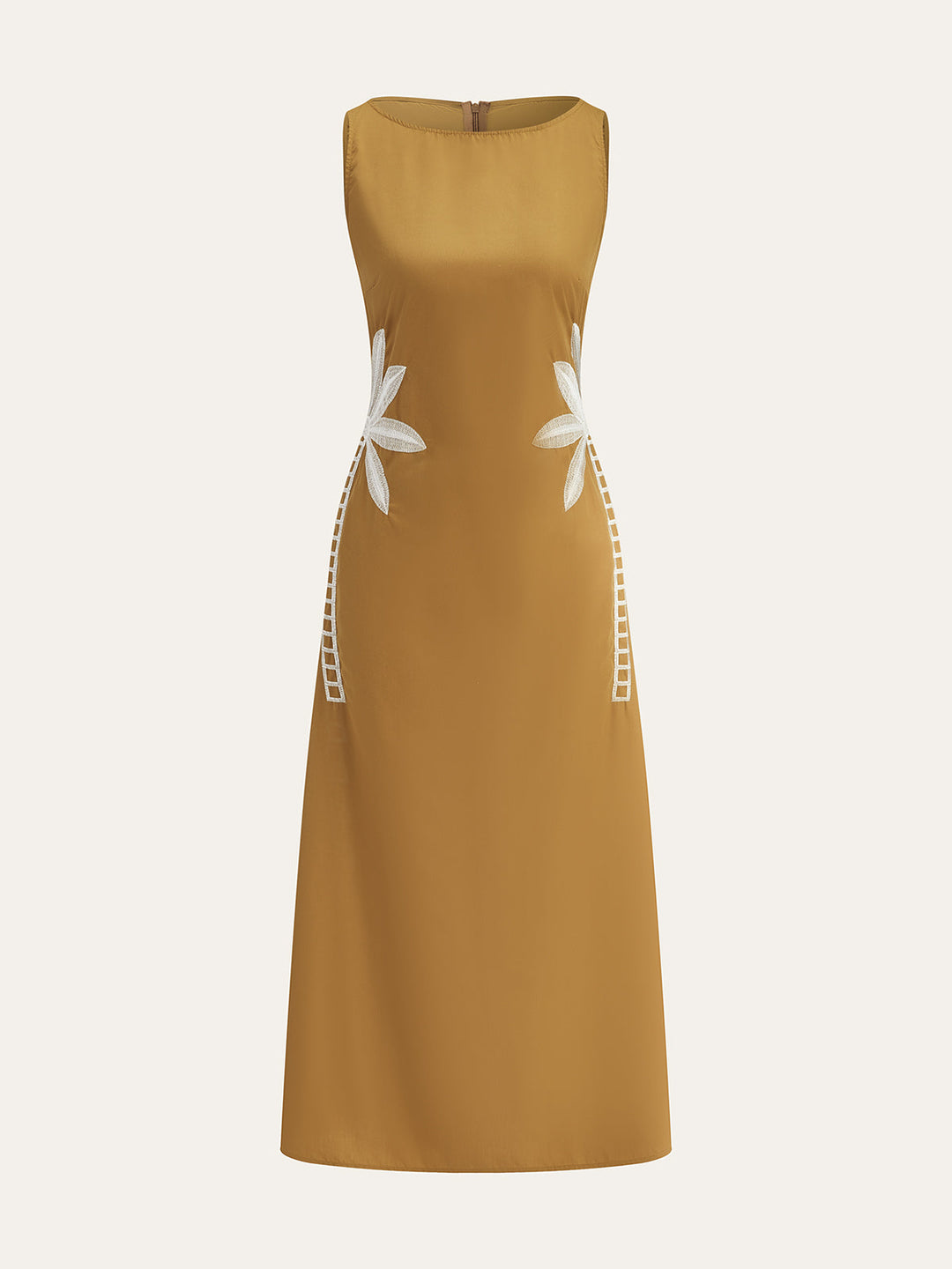Robe Sans Manches Brodé