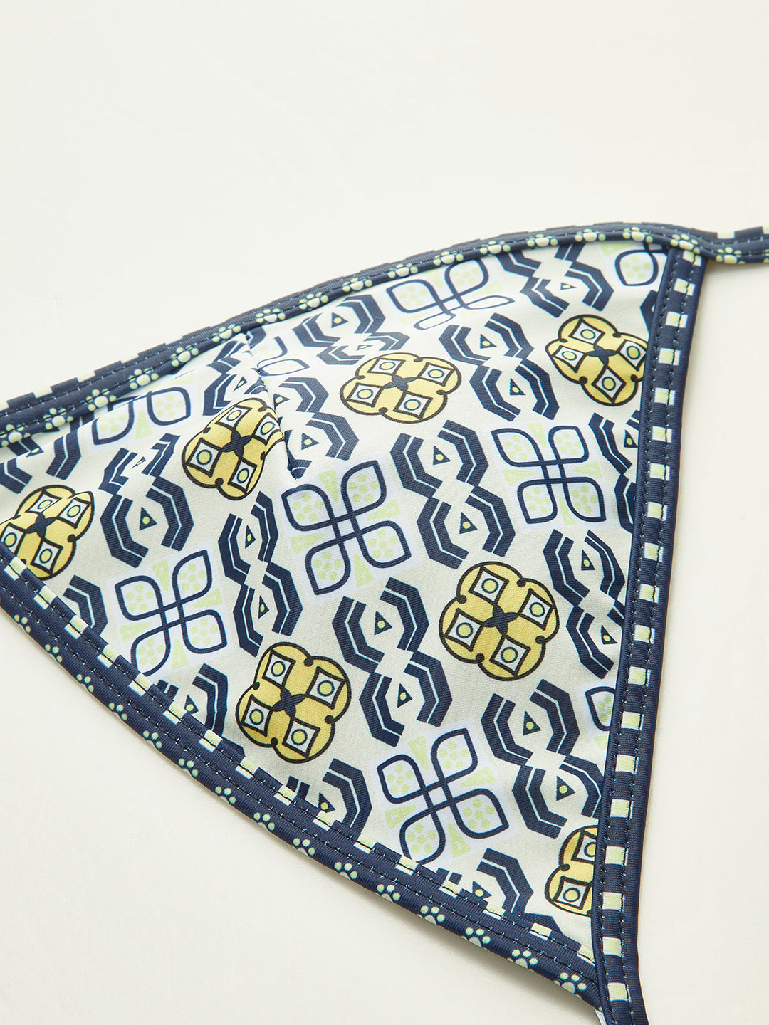 Ensemble de bikini licou à motifs