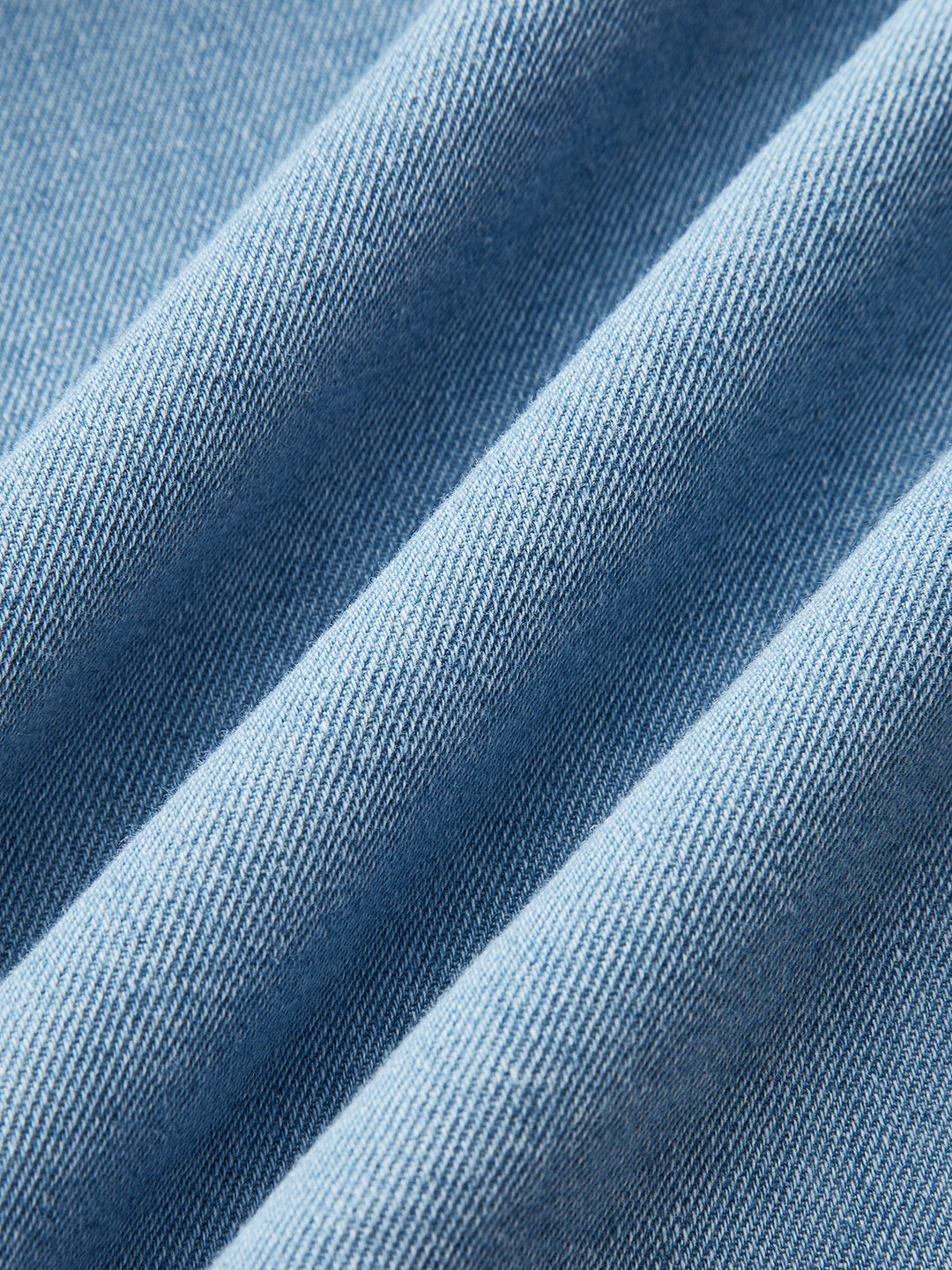 Robe Midi à Bretelles en Denim