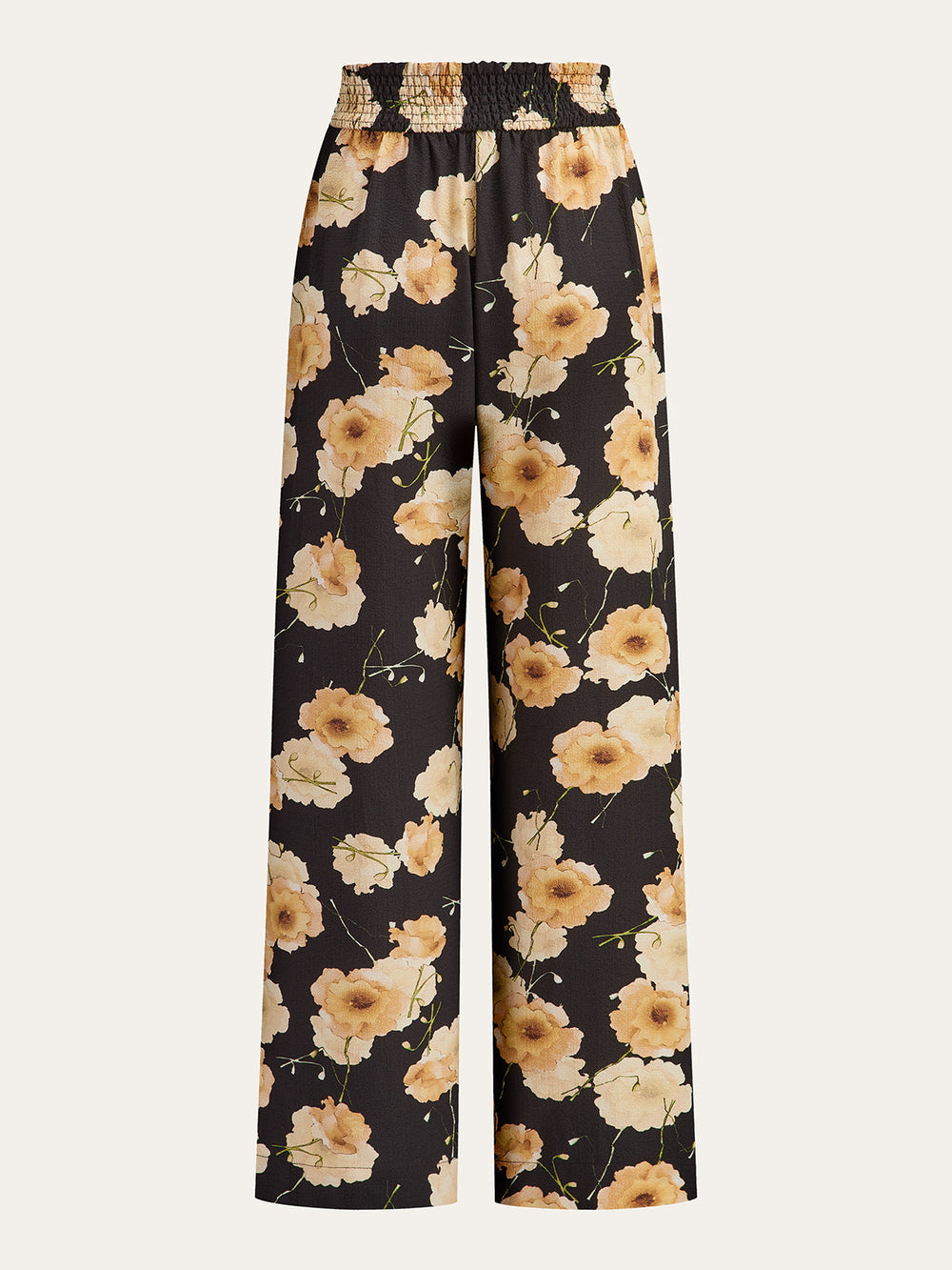 Pantalons Larges Imprimé Floral