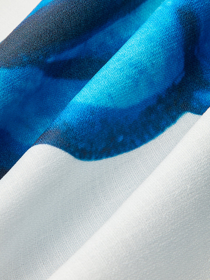Robe Longue Sans Bretelles Imprimée Florale