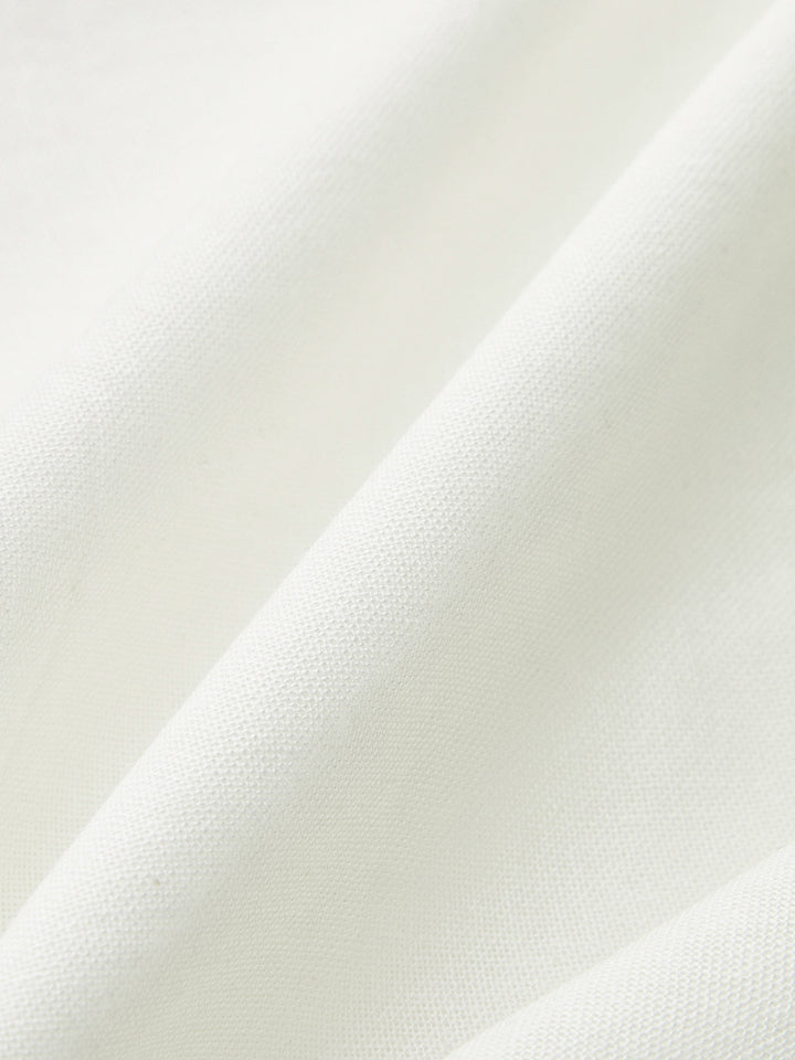 Robe Patineuse Boutonnée à Encolure Dégagée