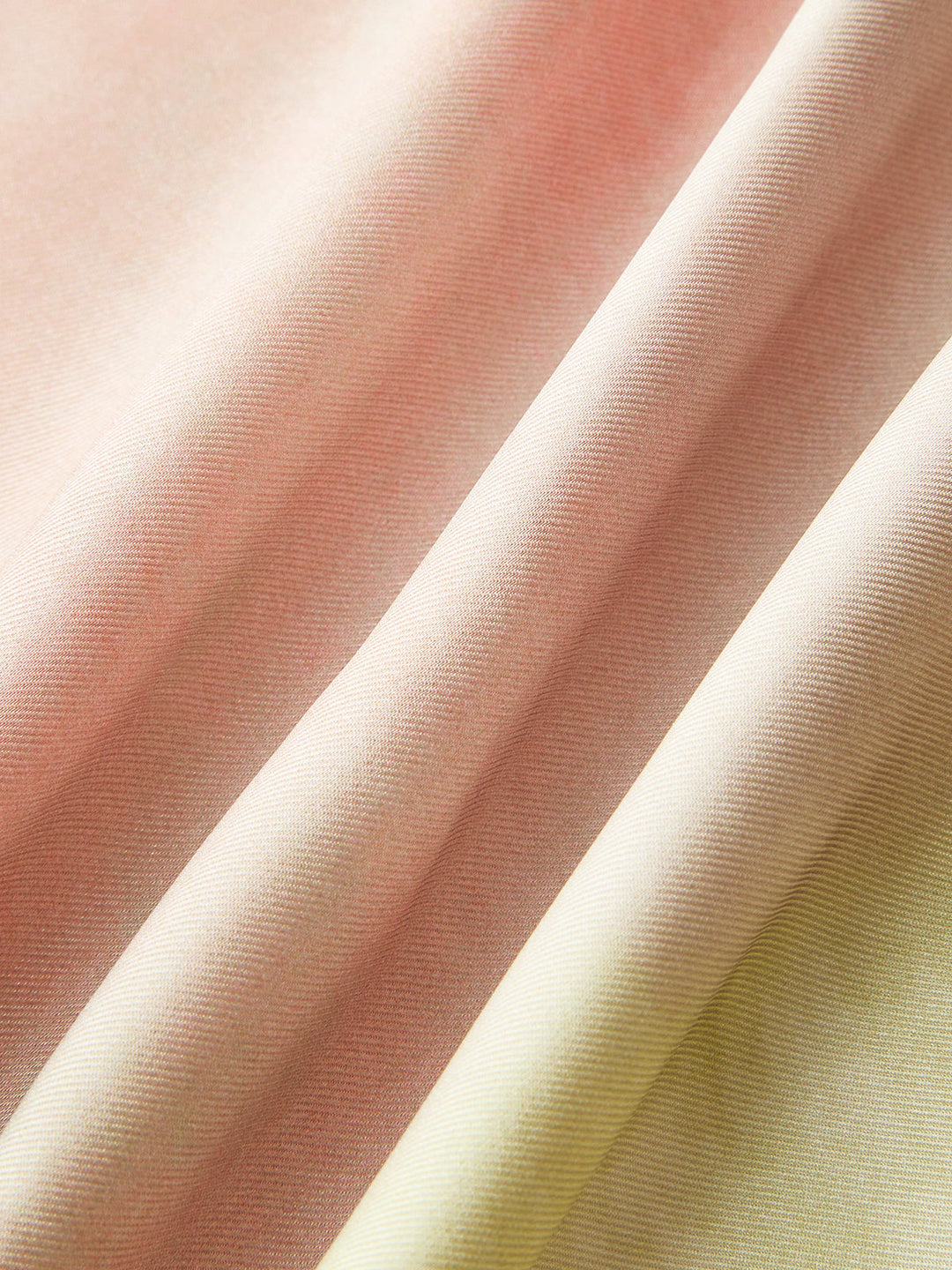 Pantalon Ceinture Mi-Haute Dégradé de Couleur