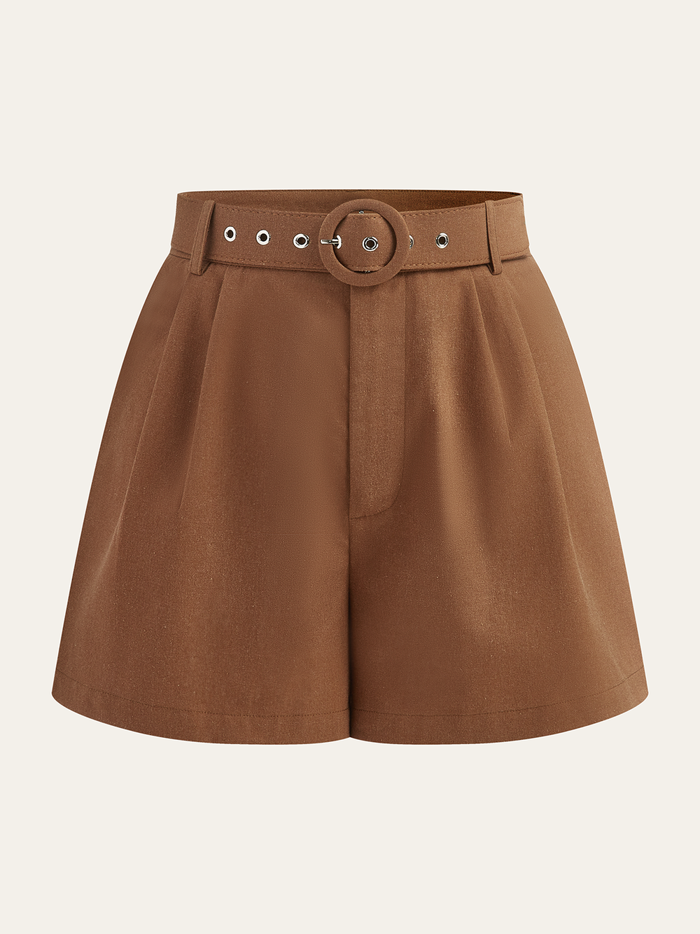 Shorts mi-taille avec ceinture