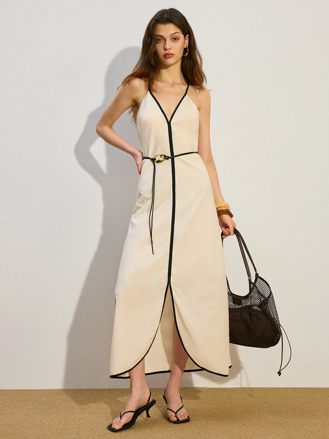 Robe Longue en Lin & Coton
