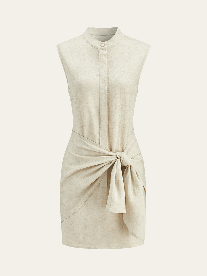 Robe Robe Côté Nœud en Lin