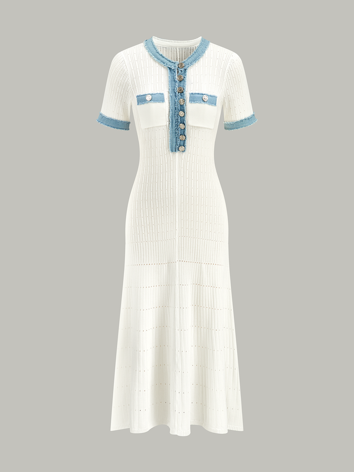 Robe Mi-longue Tricotée