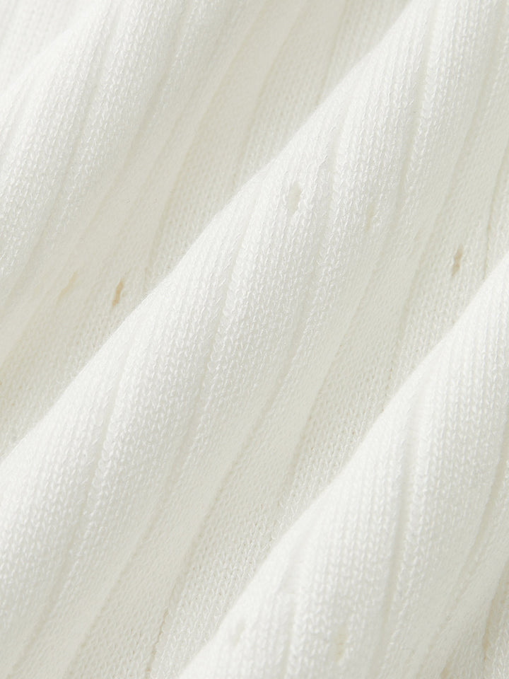 Robe mi-longue en tricot ajustée