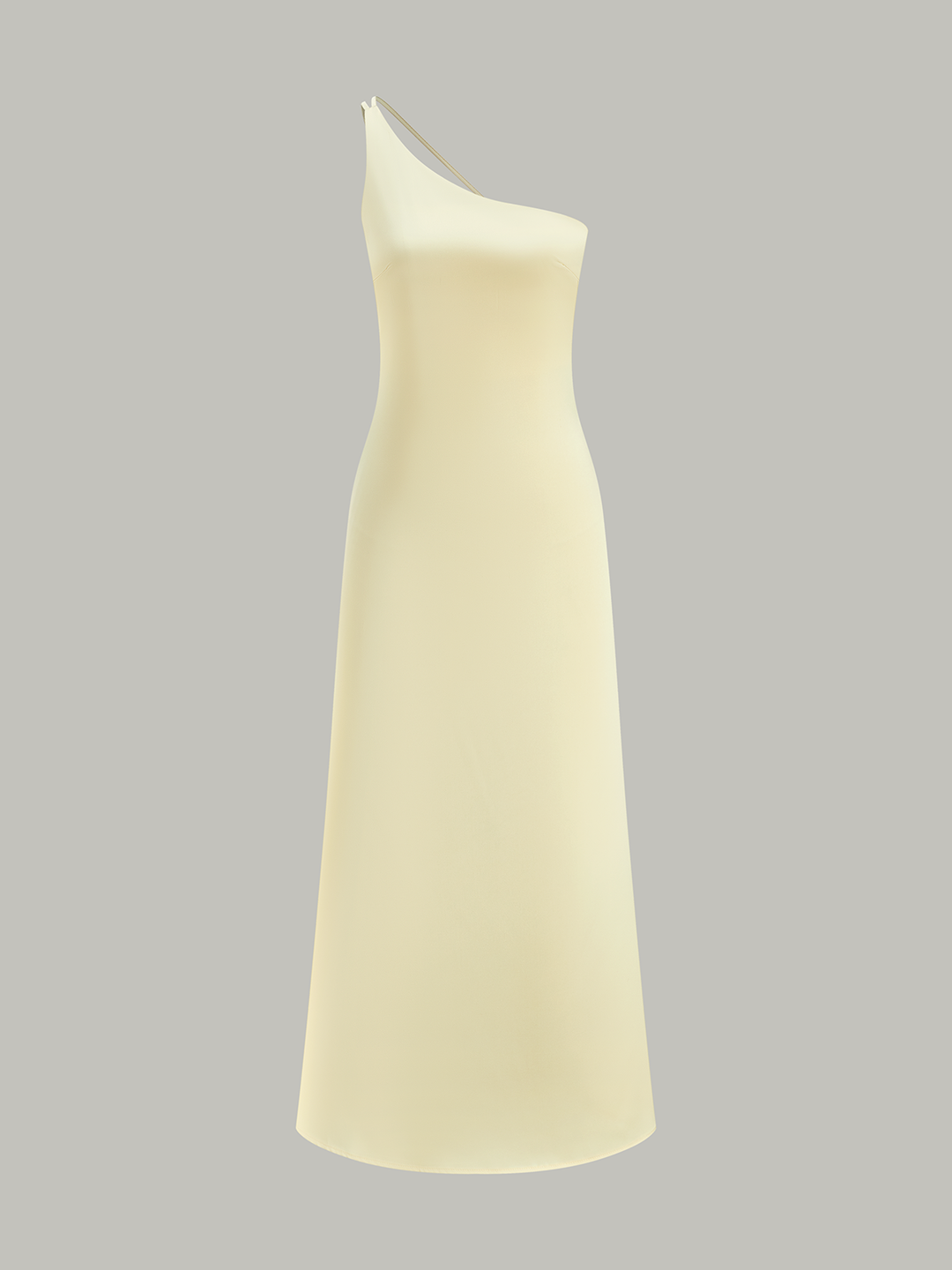 Robe Mi-longue Asymétrique à Une Épaule