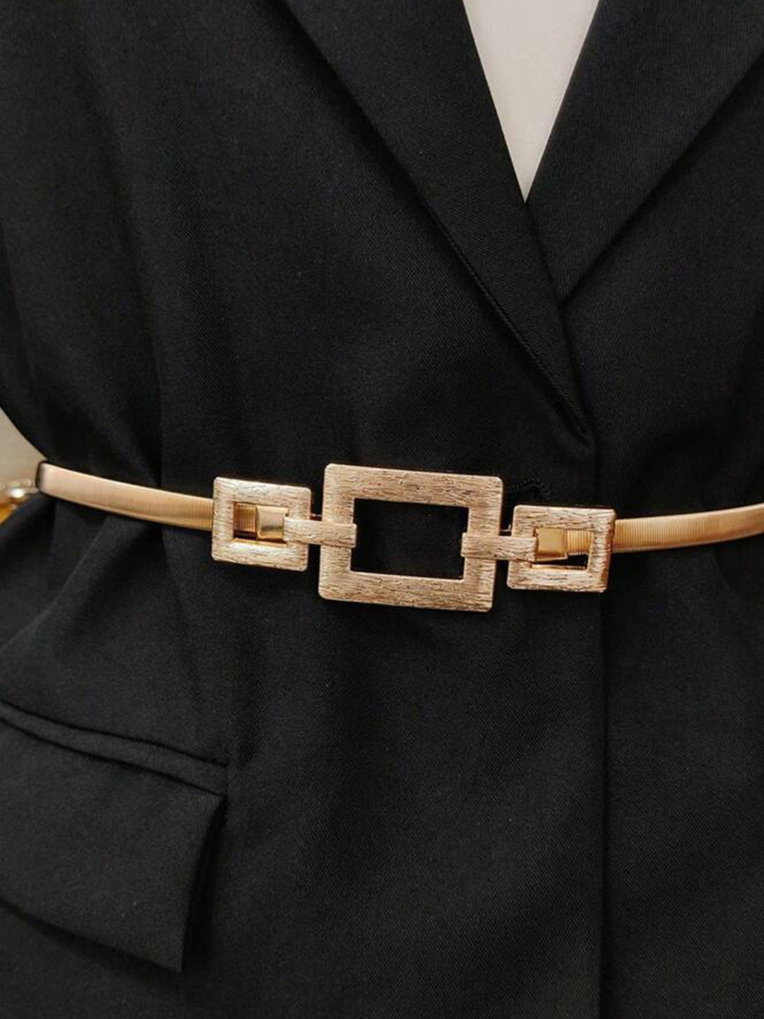Ceinture Dorée Géométrique