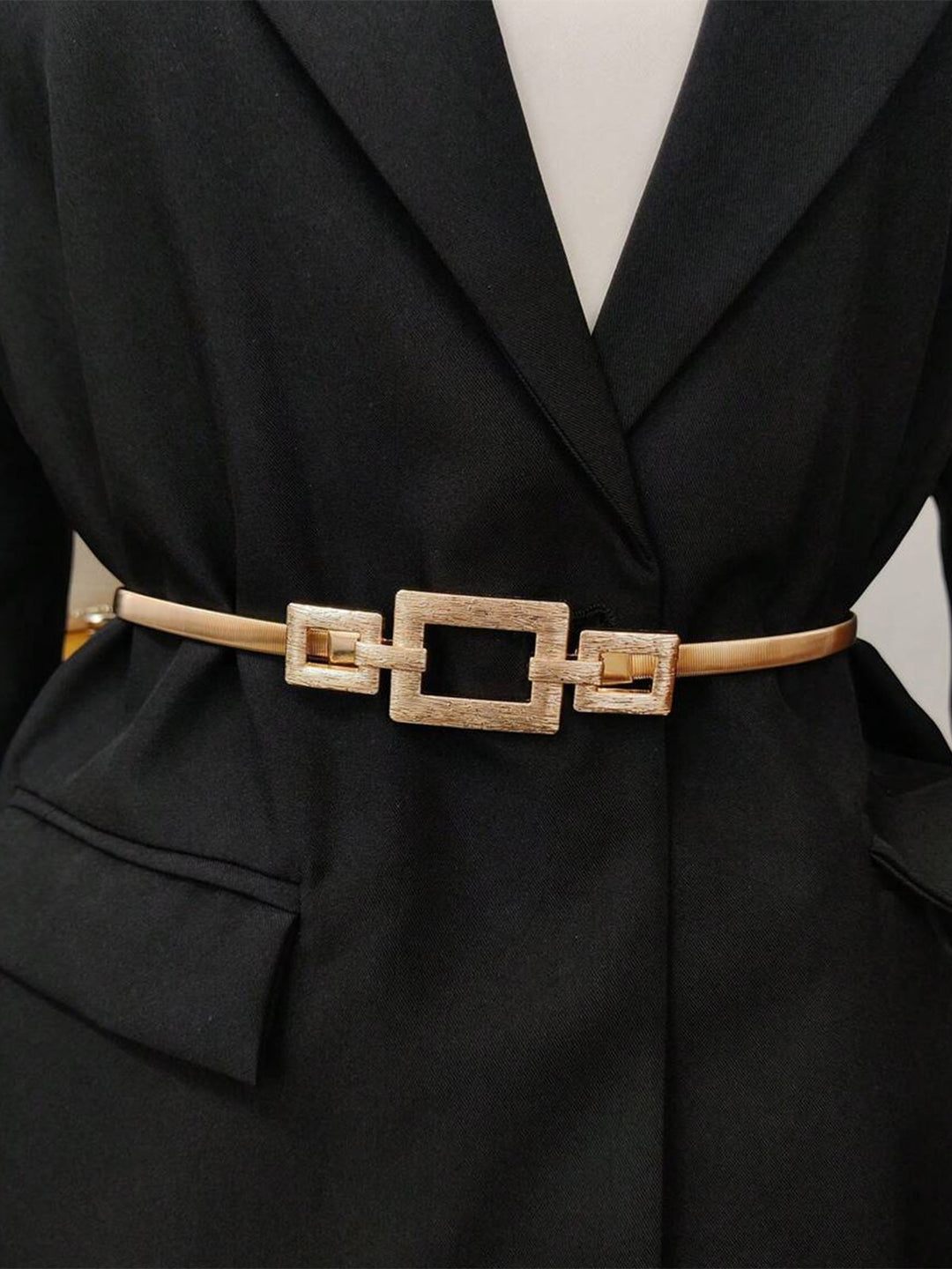 Ceinture Dorée Géométrique