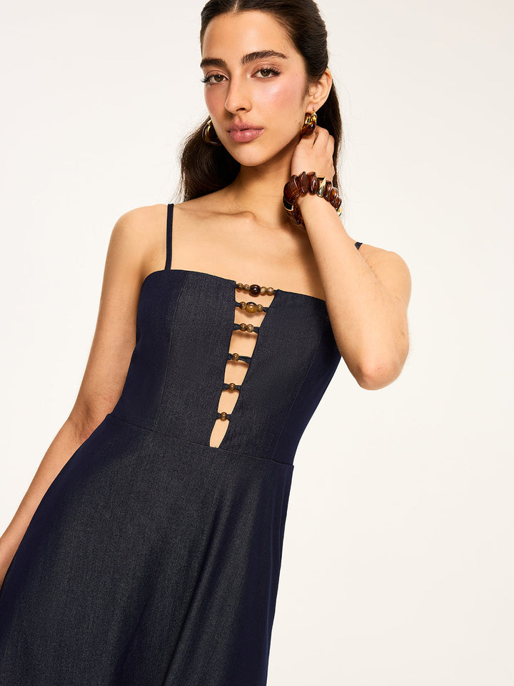 Robe Maxi à Découpes