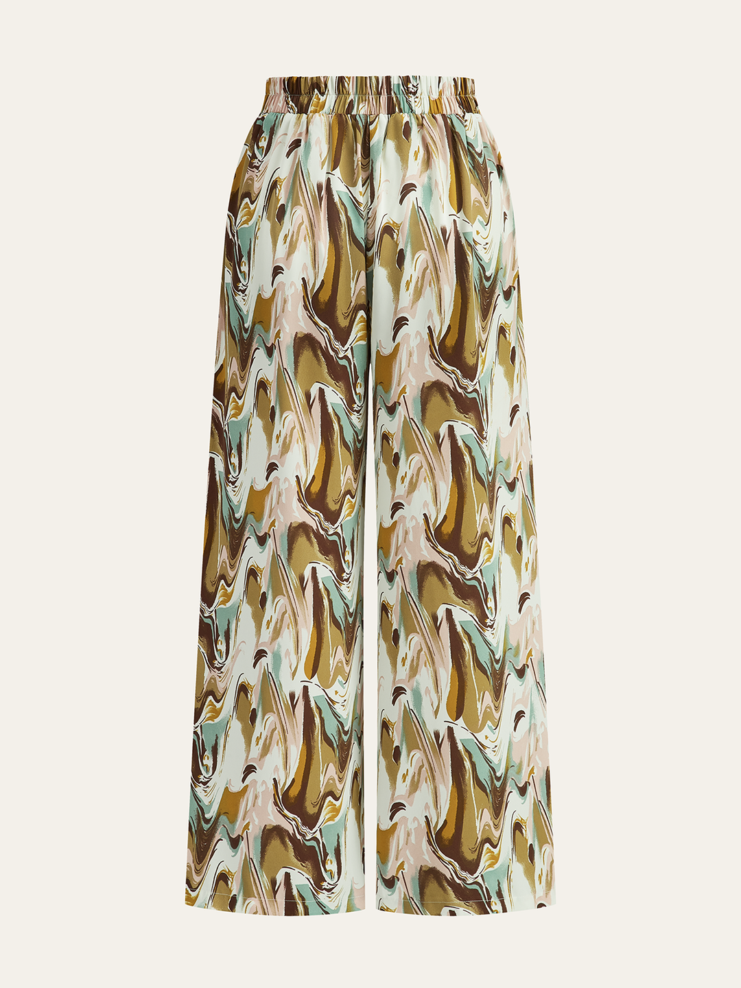 Pantalons Larges Imprimés Abstraits